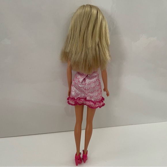 Y2K Barbie Fashionstas Girly Doll Pink Dress Blonde Hair - Picture 2 of 6